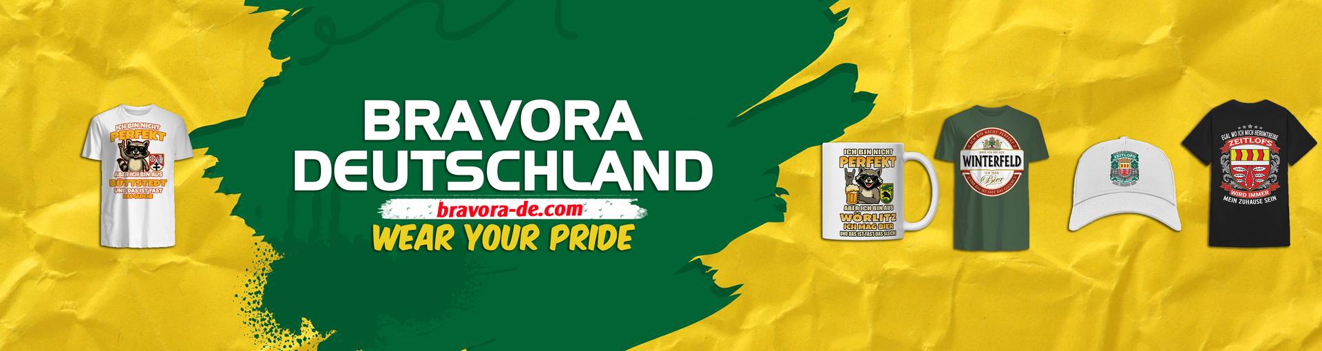 Banner for Bravora Deutschland Wear Your Pride
